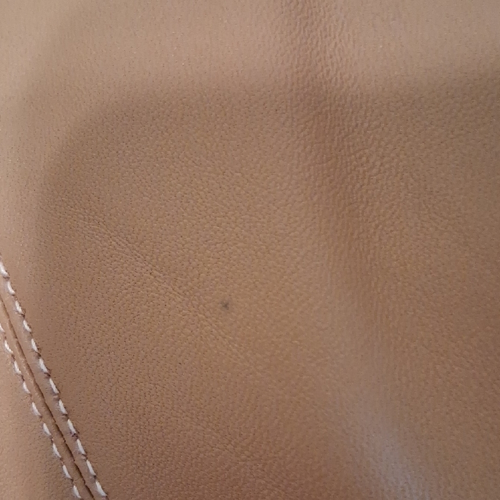 Classic Tan Leather Jacket for Women - Picture 11 of 12